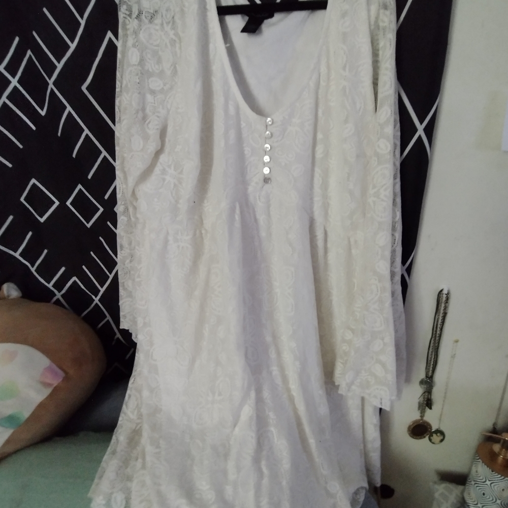 Lace boho dress